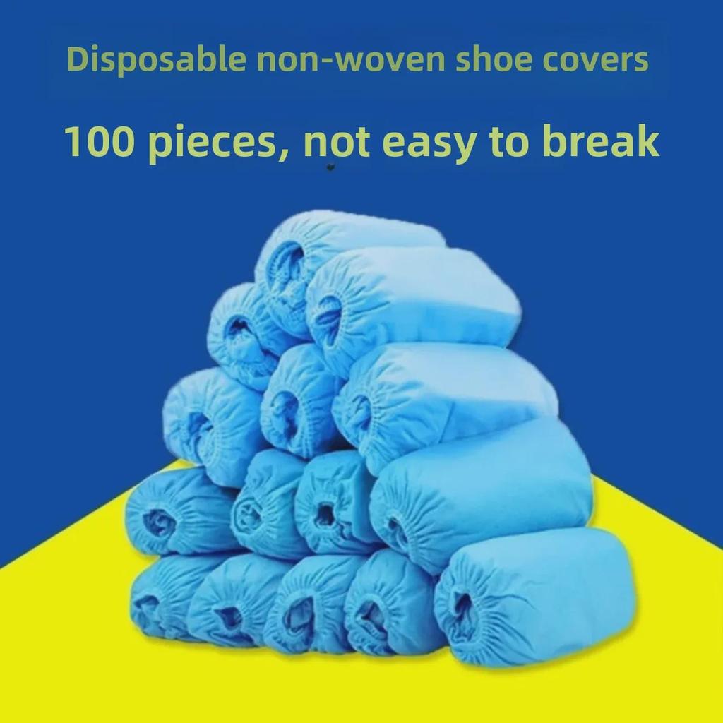Disposable Non-Slip Thickened Non-Woven Shoe Covers for Indoor Use