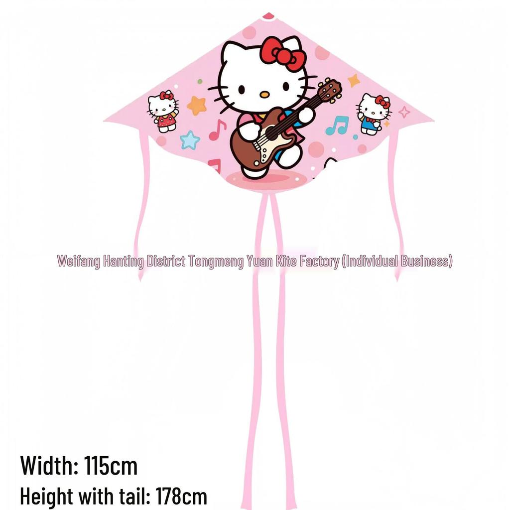 2026 Weifang Butterfly Kite: Children's Easy-Fly Outdoor Toy with Double Tail, Light Breeze, Cartoon Design