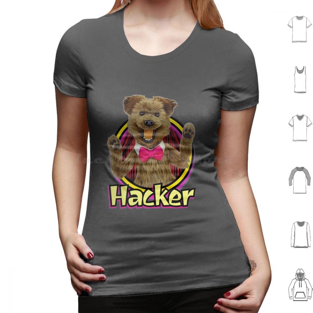 Hacker T Dog From Hacker Time T Shirt Big Size 100 Cotton Puppet Puppetbuilder Puppetbuilding Puppeteer Puppetmaker Puppet