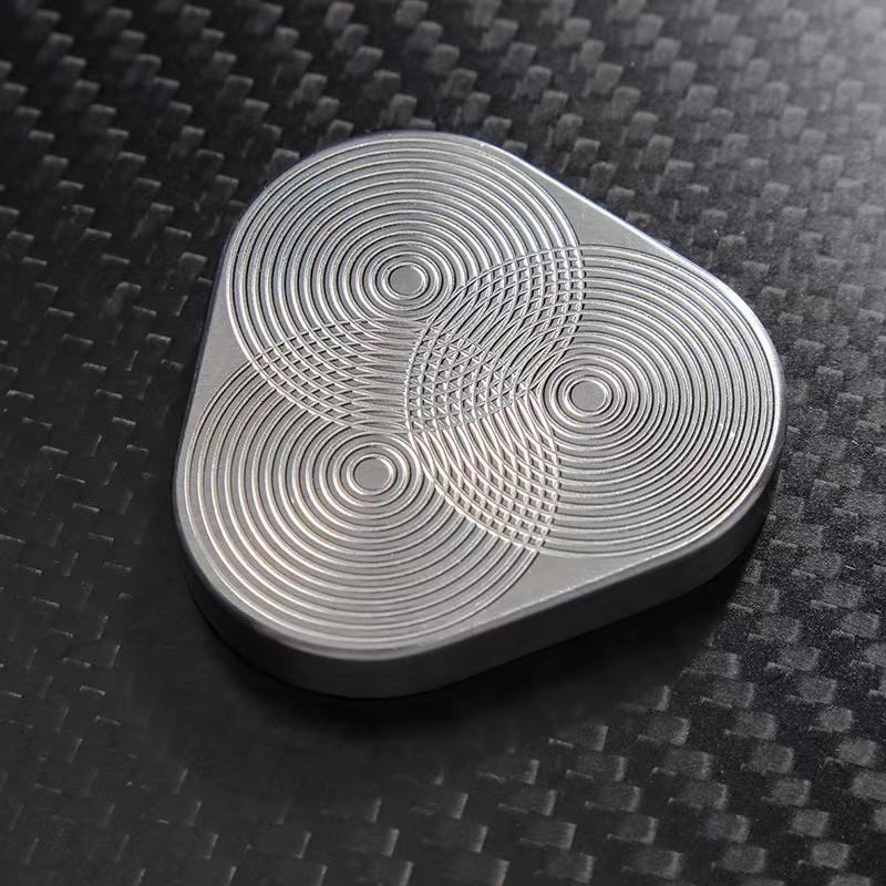 Triangle Magnetic Fidget Slider for Adults EDC Metal Fidget Toy Hand Spinner for Autism Sensory Toys Anxiety Stress Relief Toys
