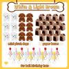 6-20Set Mini Plush Puppy Stuffed Dogs Adopt A Pet Dog Set with Paper Boxes Animals Bulk for Birthday Animal Theme Party Favors