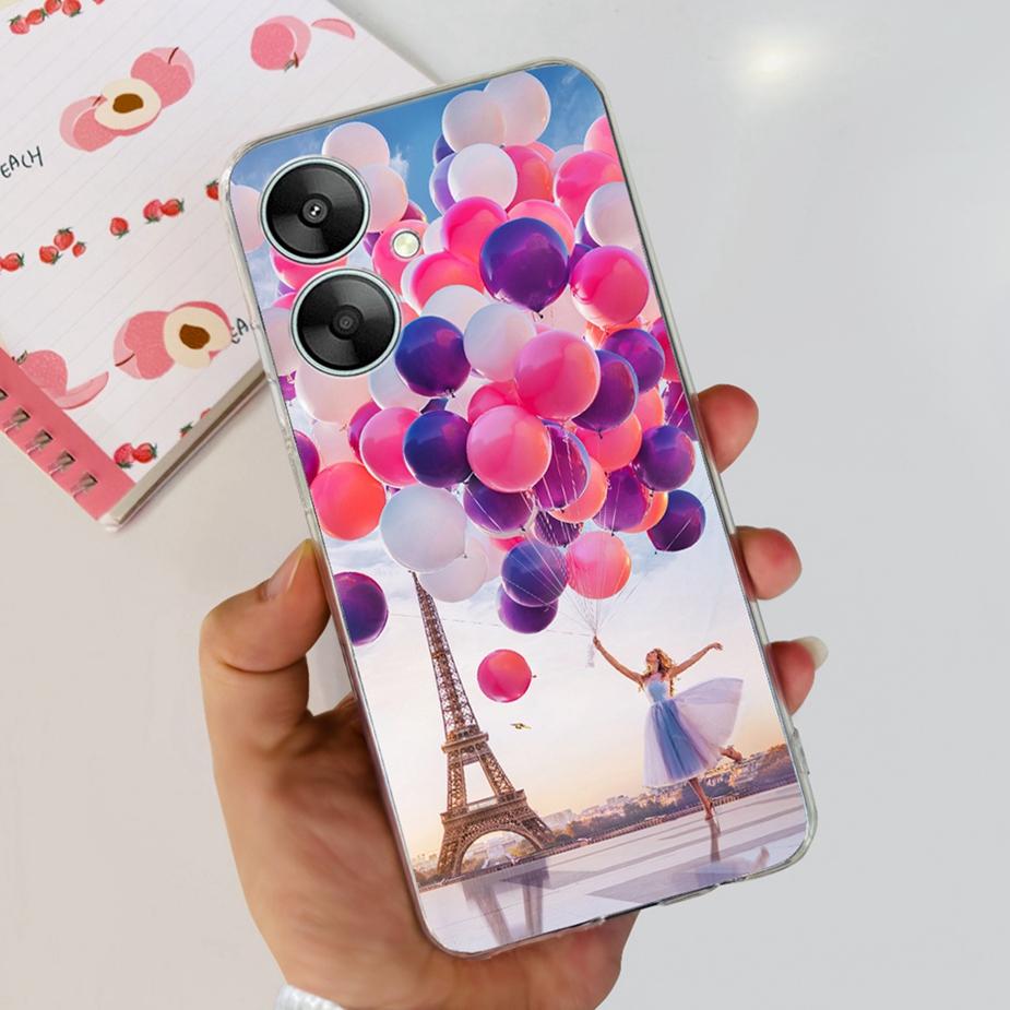 Чехол для Xiaomi Redmi 13C 5G Redmi 13R Стильная расписная задняя крышка Мягкий силиконовый чехол для телефона для Redmi 13R Redmi13C 5G Fundas Capa