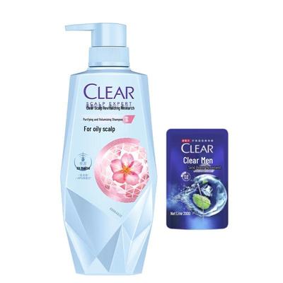 Набор шампуней для очищения и придания объема кожи головы Clear Scalp Care