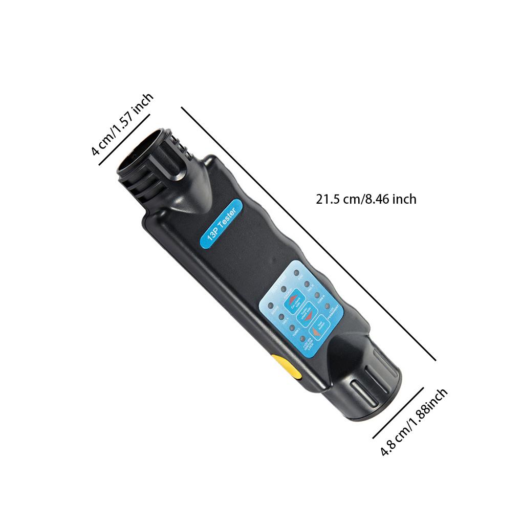 13-контактный тестер сопротивления сигнальная линия разъем разъем детектор автомобильный