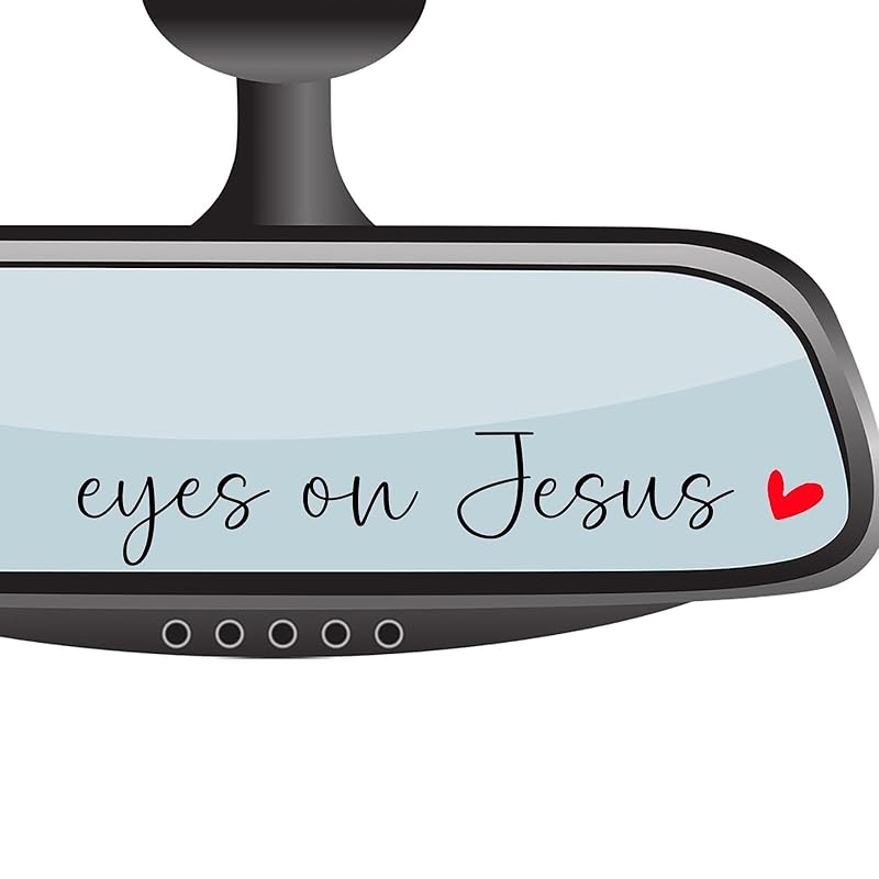 4 xJust Breathe Rear View Mirror Sticker,Rearview Mirror Decal,Car Accessories For Women,Motivational Stickers,Water Bottle Laptop Bumper Tumblers