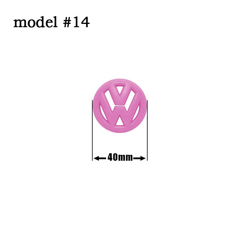 FD02-Car Styling Steering Wheel Logo Decoration Stickers For Volkswagen GTI Polo Golf Passat Scirocco Jetta Beetle Tiguan Accessories