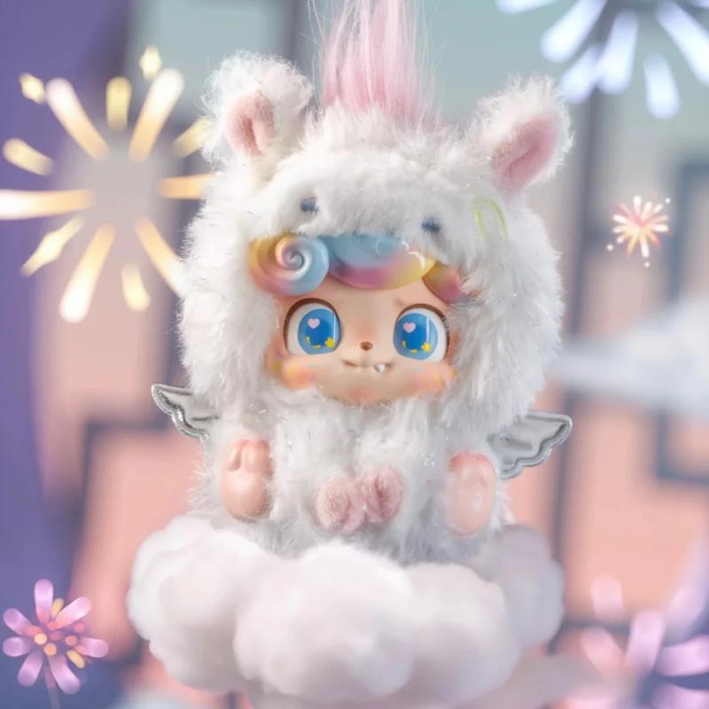 Q.Kid Good Fortune Series Blind Box Caixa Caja Cute Dolls Girls Boys Gift Mystery Box Bag Pendant