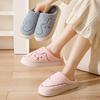 Новая хлопковая швабра зимняя домашняя домашняя комнатная утолщенная теплая нескользящая дышащая послеродовая хлопковая обувь женская осенне-зимняя
