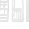 3 шт. Трафареты для дневника Штампы для планировщика Закладка для дневника Скрапбукинг Списки Поделки для рисования Компактные Универсальные для леттеринга Письма