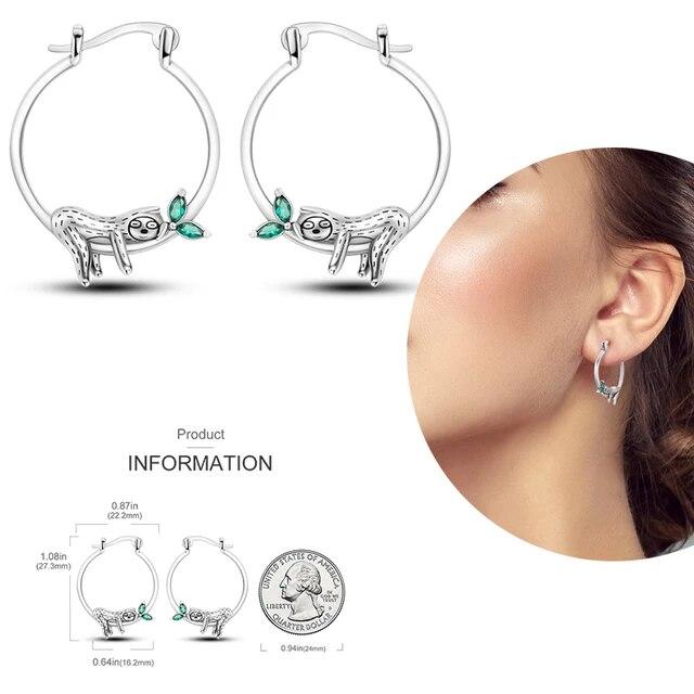 Серьги-кольца из серебра 925 пробы для женщин, сверкающие серьги Pave Cz, роскошные ювелирные изделия