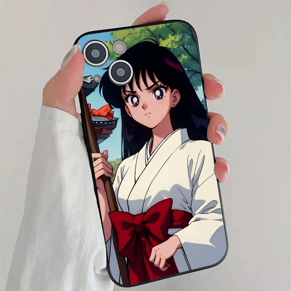 Anime Pretty Girl S-Sailor M-Mars Phone Case Cool Black Silicone Soft For IPhone 16 15 14 13 12 11 X XR Plus Pro Max Plus