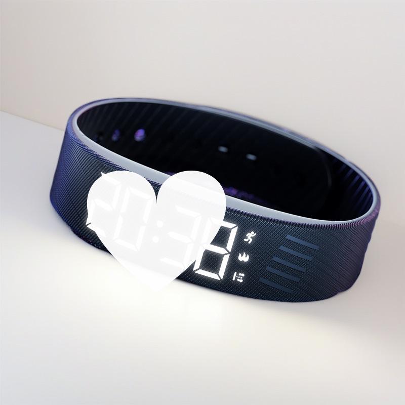 Многофункциональные умные спортивные часы: Стильный, Бесшумная вибрация, Водонепроницаемый, Детский браслет-будильник.