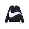 Nike Sportswear Big Swoosh Woven Jacket (Asia Sizing) Black/White Men Streetwear DX0661-010