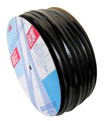 Hinode Kasei Farm Hose Drum Wrap Внутренний диаметр 18 x Внешний диаметр 23 мм 50 м Черный Устойчив к давлению