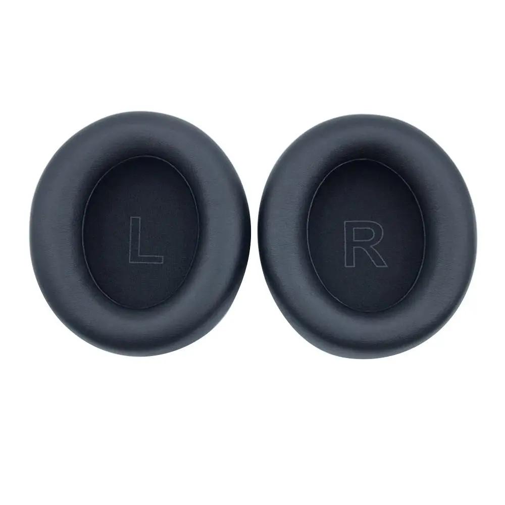 1Pair Replacement Earpads Cushion for Anker Soundcore Life Q10 Q30 Q35 Headset Headphones Leather Earmuff Ear Cover Earcups