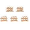 Toe Separators Toe Protectors for Little Toe Gel Toe Separator Toe Straightener with 3 Holes Little Toe Separators
