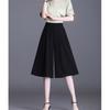 2022 Summer New Arrival Wide Leg Trouser Women Loose Chiffon Shorts Slim Lady Soft Elegant High Waist Thin Skirt Shorts Shorts