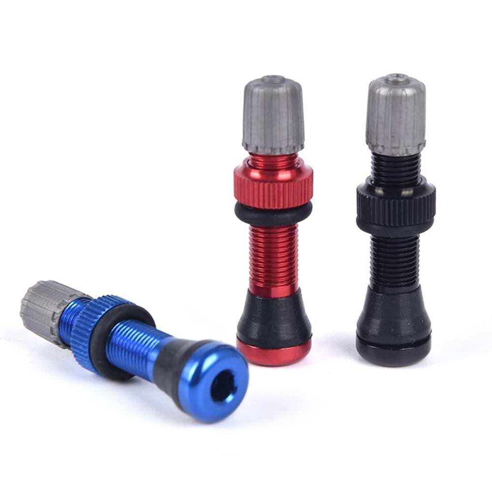 40mm Rim Wheel Aluminium Zinc Zinc Alloy Tubeless Tire Valves Schrader Valve Bike Valves Vacuum Nozzle