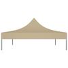Toit de Tente de Réception - VIDAXL - Beige - 4,5x3 m - Résistant aux UV - Imperméable