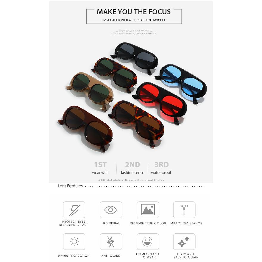 Retro oval sunglasses, men's outdoor sun protection sunglasses, women's sunglasses