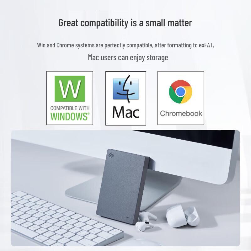 Seagate 1 ТБ Портативный Внешний Жесткий Диск USB 3.0