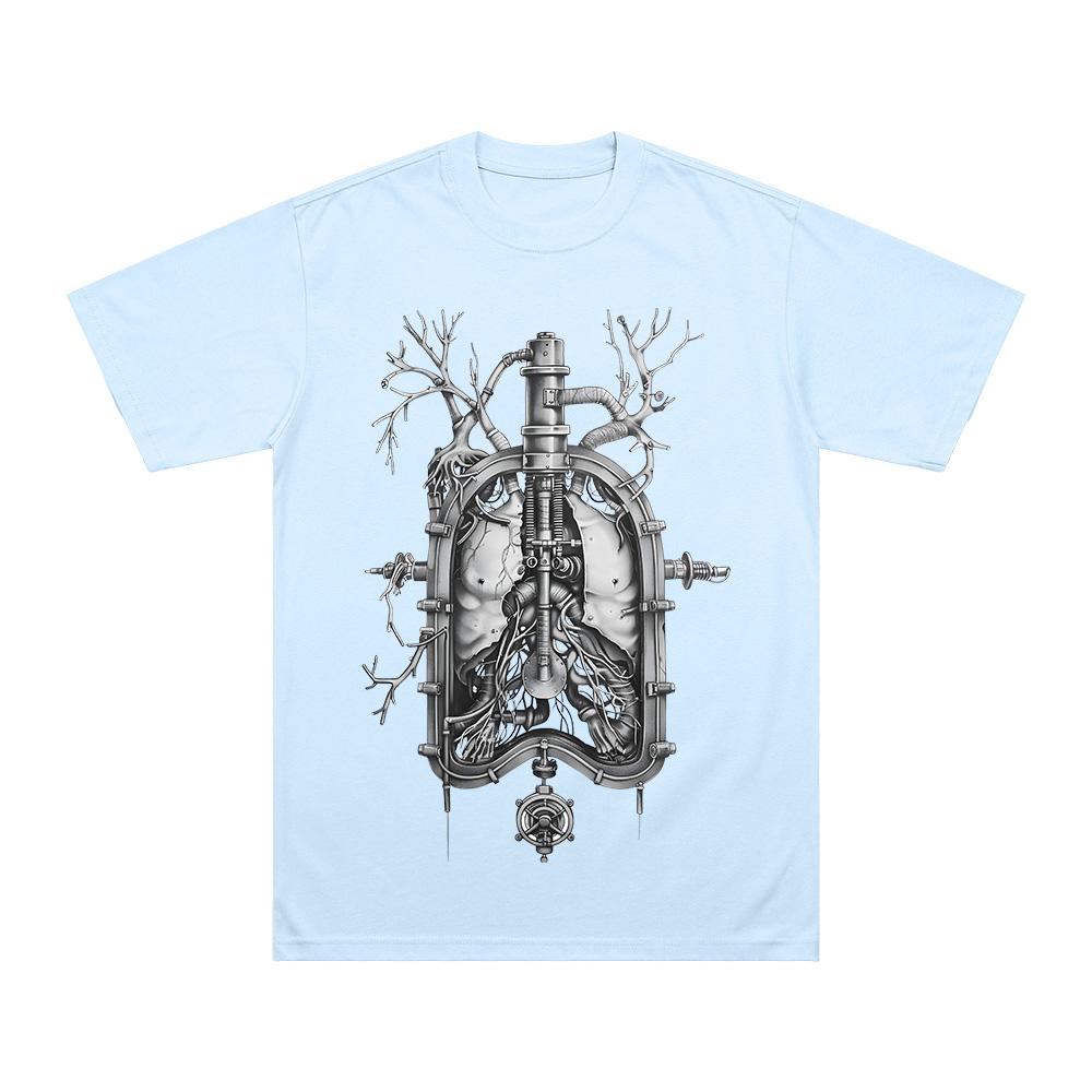 Iron Lung Horror Movie T-shirts Men Pure Cotton Vintage T-Shirts O Neck Tee Shirt Short Sleeve Clothes New Casual Unisex Tee Y2K