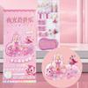 Stackable 3D Crystal Stackable Stickers Cartoon Embossed Decals  Tabletop Decoration