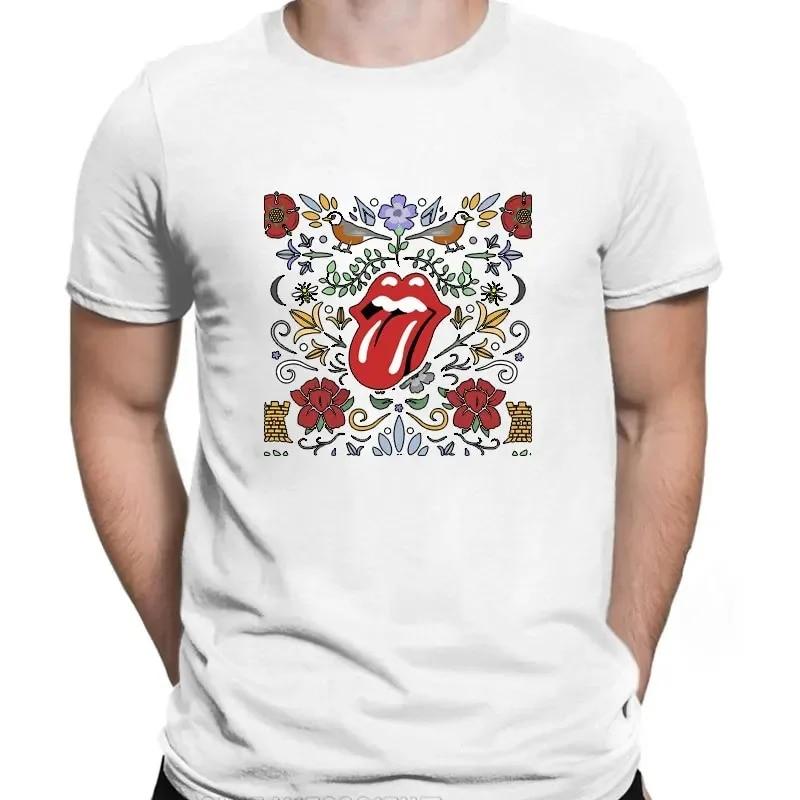 Летняя уличная футболка унисекс 2023. Футболка The Rolling Stones. Персонализированная винтажная уличная футболка для унисекс и женщин. Футболка унисекс в стиле Харадзюку.