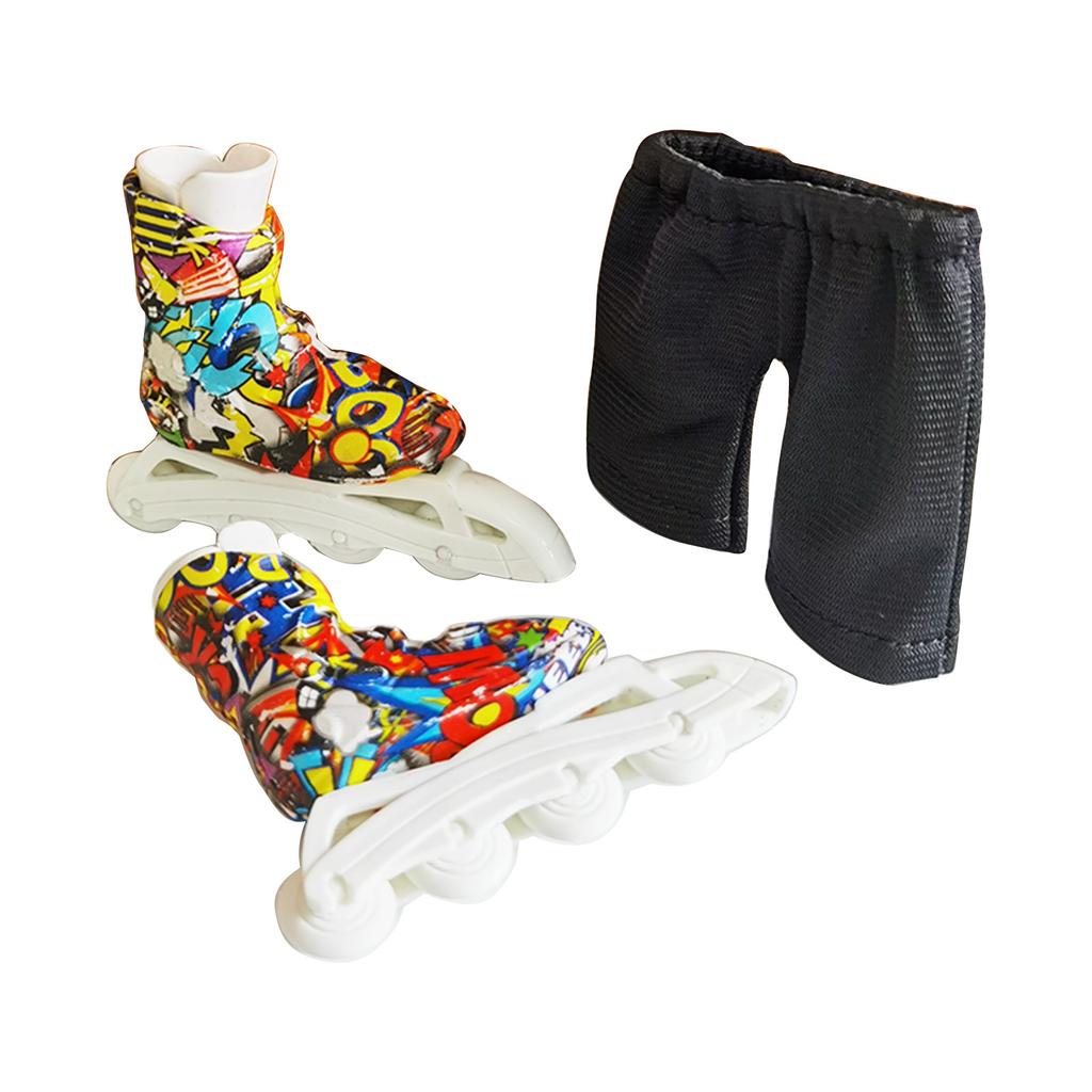 Творческий набор мини-игрушек для пальцев: скейтборд для пальцев/велосипед для пальцев с туфлями, футболки, игрушка для пальцев, самокат для детей и взрослых