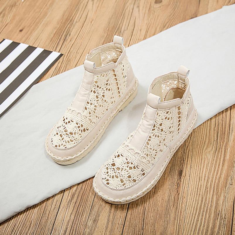 Order A Size Up,Exquisite Summer Korean Version of Harajuku Style Student Wild Flat Casual Women's Shoes Mesh Breathable Lazy Single Shoes