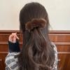 4 шт. Плюшевый зажим для высокого хвоста, зажим-акула на затылок, зажим для волос из норки, вертикальный зажим-банан, заколка, головной убор
