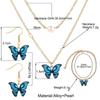 Women Jewelry Set Ear Stud Necklace Bracelet Combination Set New Creative Simple Fashion Elegant