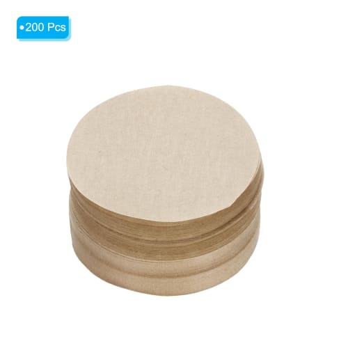 PATIKIL Disposable Round Brown Paper Filters for Mocha Pots, 2.28-inch OD, Espresso Maker, Cafe, Office Use, 200-Pack