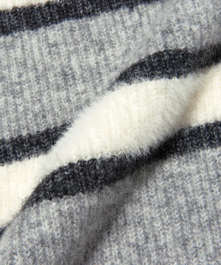 LEE Multi-Stripe Knit Light Gray