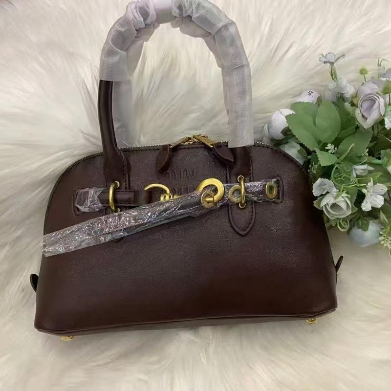 Сумка-ракушка сумка-боулинг кожаная высококлассная женская сумка нишевая ретро портативная сумка-мессенджер