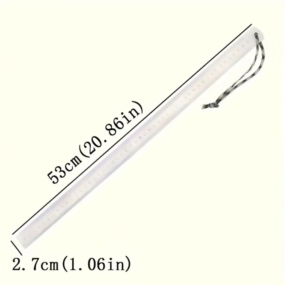 Thickened Forging Stick Ruler Dual-Scale Measuring Tool Durable Stainless Steel Ruler Student
