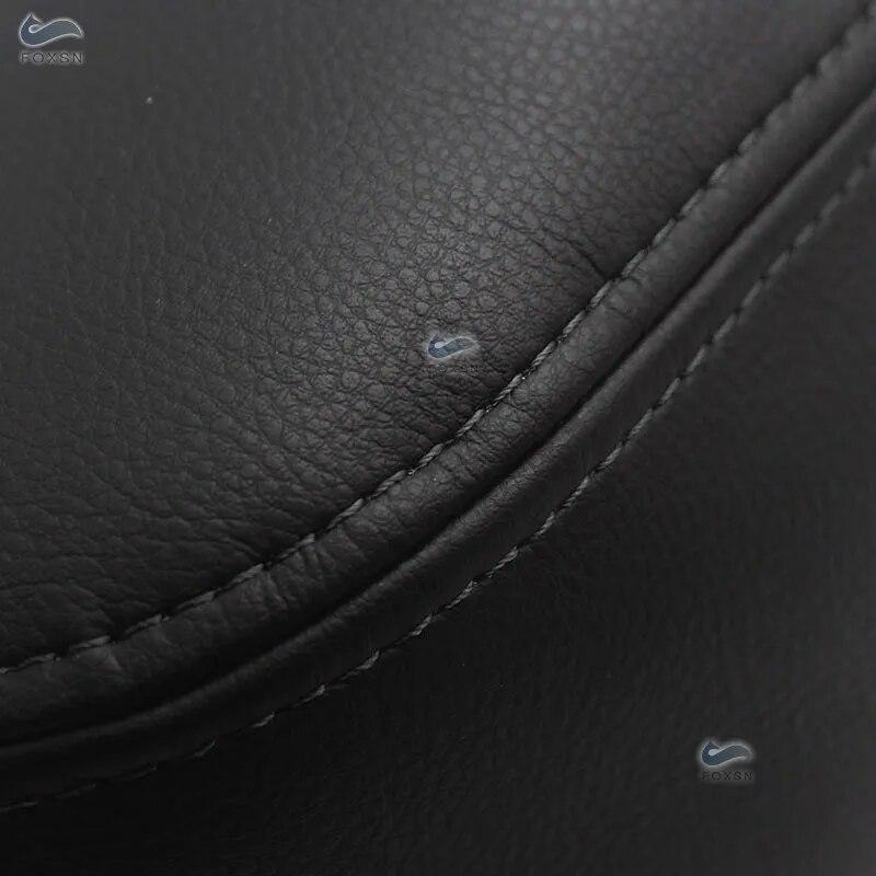 Черный чехол на подлокотник из искусственной кожи с губкой для VW Golf 7 2014 2015 2016 2017 2018, внутренняя отделка подлокотника с центральным управлением