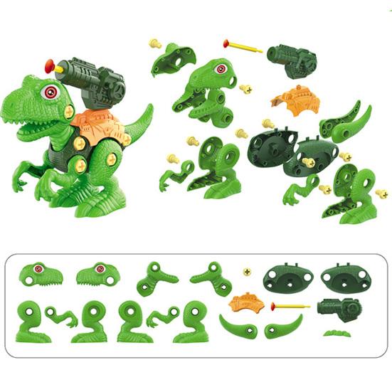 1 набор для обучения навыкам взаимодействия родителей и детей, экологичный, с отверткой, для детей, сделай сам, собирай модель динозавра, игрушки, собранные игрушки