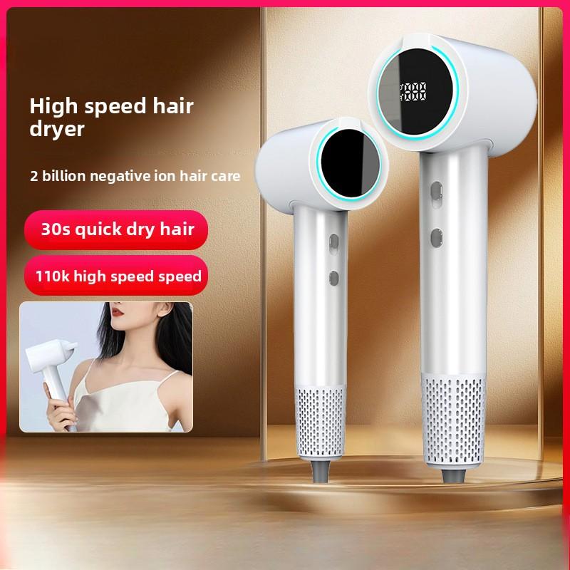 Высокоскоростной фен для волос Бытовая техника Отрицательные ионы не вредят Уход за волосами Быстросохнущий большой фен для волос Мощный фен для волос
