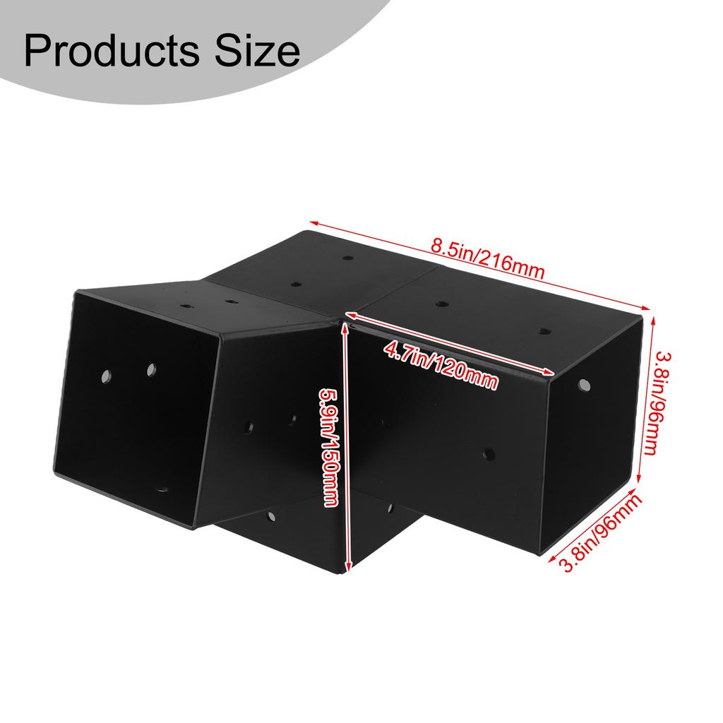 Wall Mounted Pergola Brackets For Slanted Roofs Hardware For 4x4 Posts