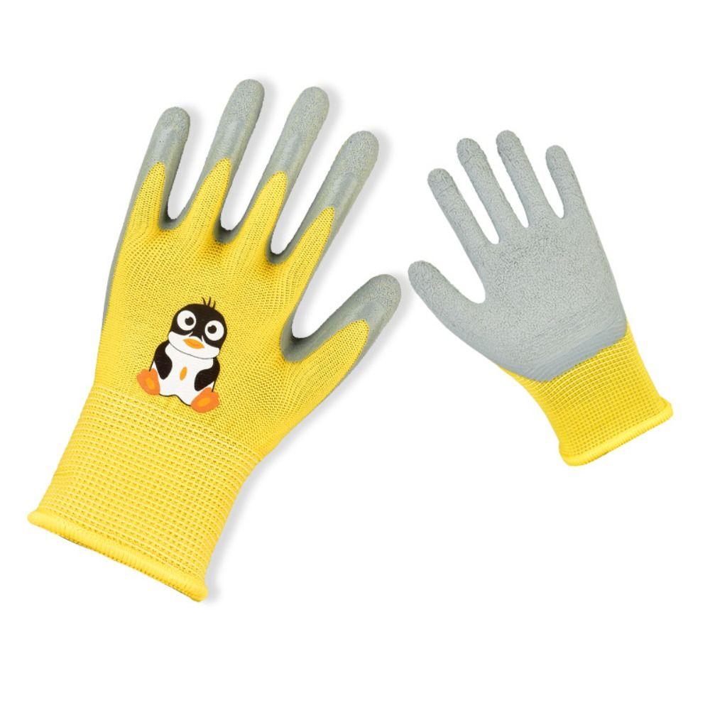 Durable Garden Work Gloves Breathable Children Protective Glove Kid Gardening Gloves  Planting Work