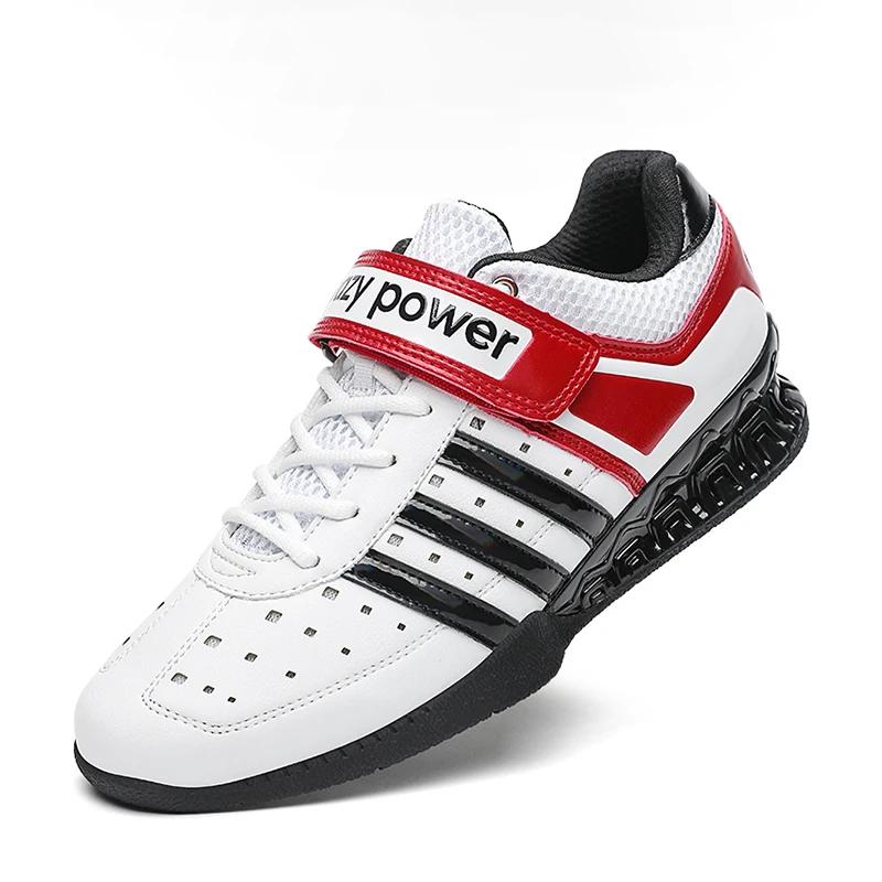 Мужские профессиональные кроссовки для тяжелой атлетики, приседаний, становой тяги, нескользящие, для зала, удобные, высококачественные, для тренировок, пауэрлифтинга