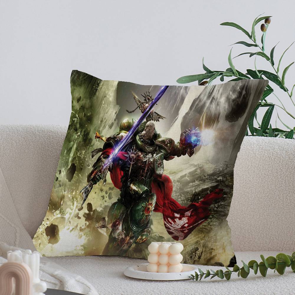 W-warha-mmers 40K Pillow Gift Home Office Decoration Bedroom Sofa Car Cushion Cover case 45x45