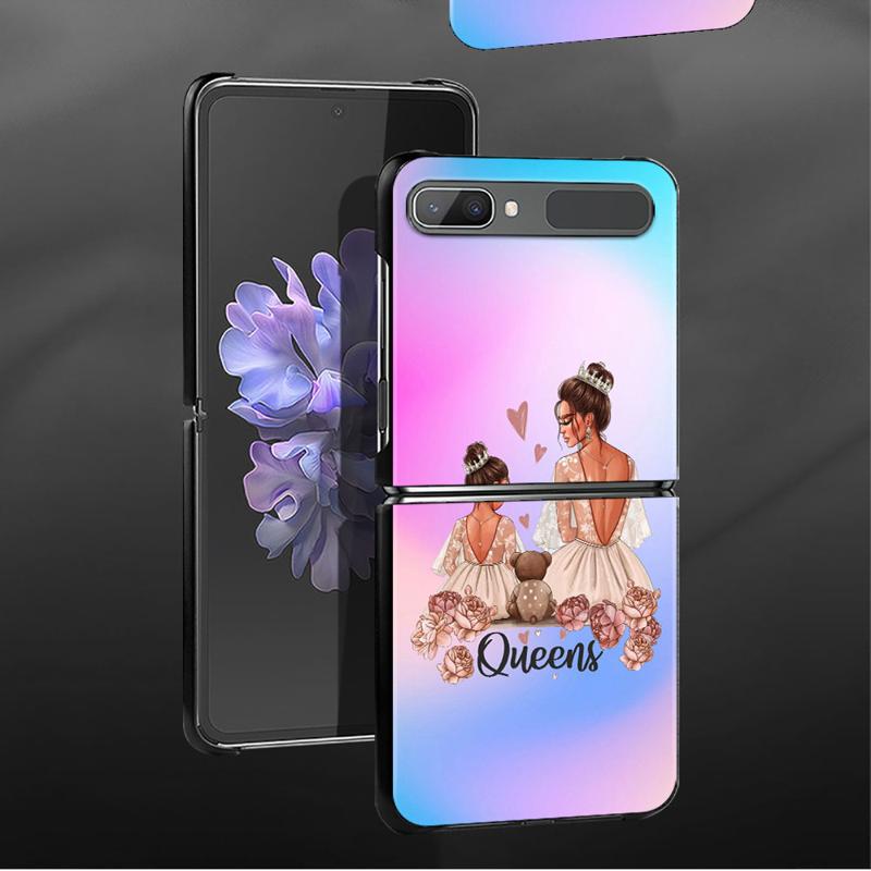 Чехол для телефона Super Mom для маленьких девочек и мальчиков для Samsung Galaxy Z Flip 4 Z Flip3 5g, чехол для Galaxy Z Flip Pc, твердый чехол Couqe Fundas