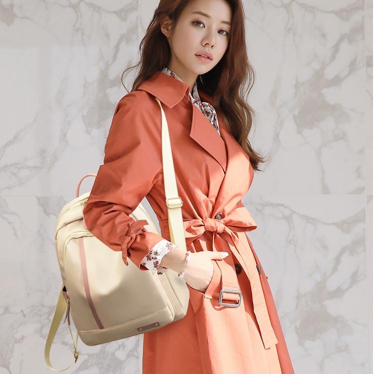 Новинка 2023 года, женский рюкзак из ткани Оксфорд, большой вместительности, корейское издание, универсальный рюкзак в стиле преппи, водонепроницаемая дорожная сумка