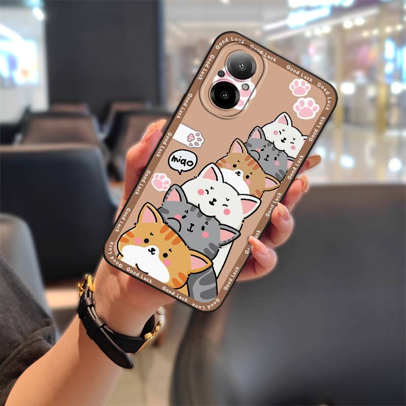 Водонепроницаемый силиконовый чехол для телефона Realme C67 4G/Realme12 Lite TPU с защитой от пыли и ударов, симпатичный