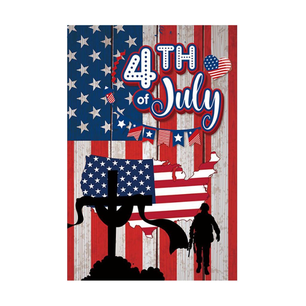День независимости Садовый флаг Флаг Американский праздник Вечеринка Украшение Реквизит Садовый флаг.