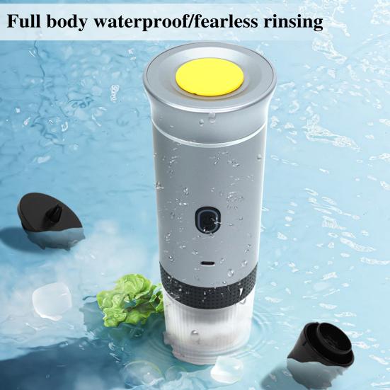 Portable Electric Espresso Machine Coffee Machine Touch Operation 15bar Pump Pressure USB Rechargeable