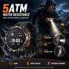 Outdoor Adventure GPS Watch with Offline Maps, Track-Back Navigation, Compass & 1200mAh Battery