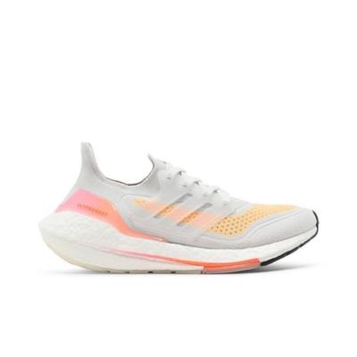 Женские кроссовки UltraBoost 21 'Белый кислотный оранжевый' FY0400